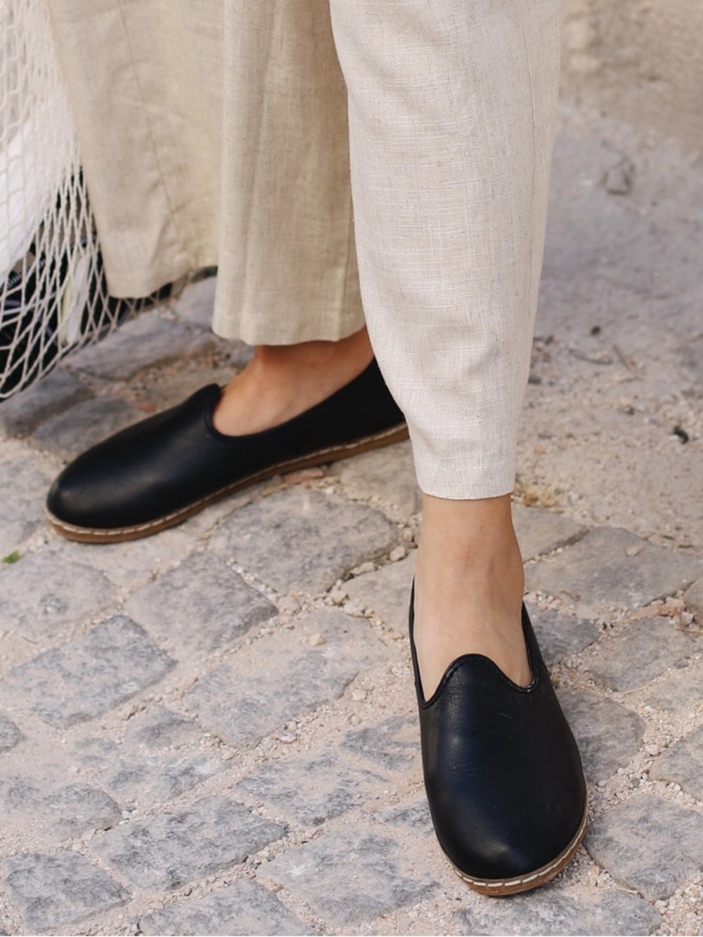 Charix Black Slip-On Leather Casual comfort Shoes 40 / 9.5 - Picture 15 of 16